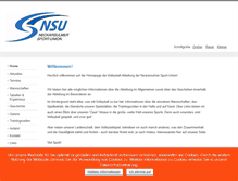 Tablet Screenshot of nsu-volleyball.de